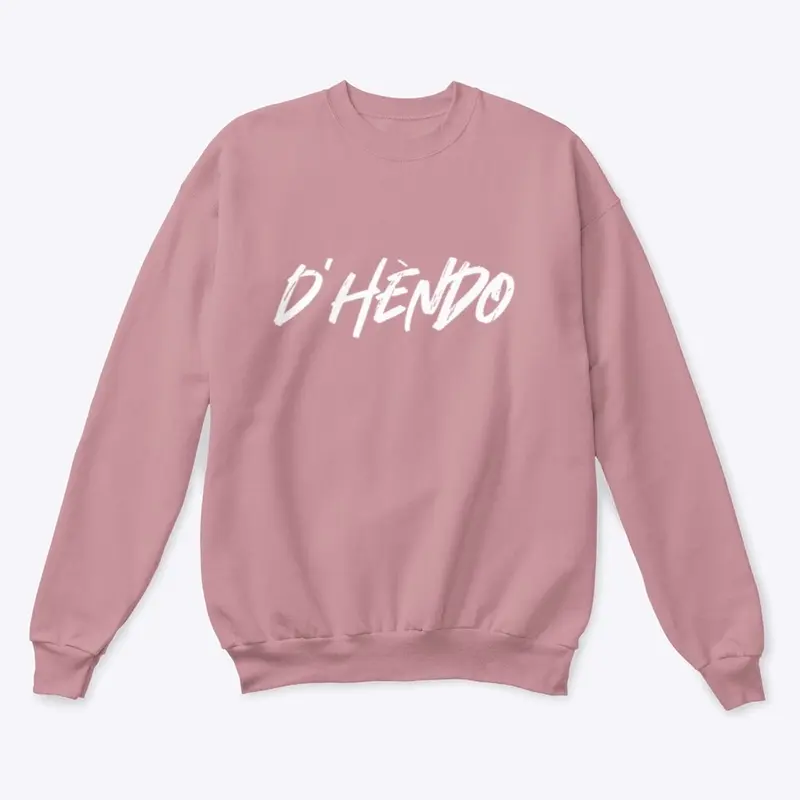 D’Hèndo White Letters Sweatshirt