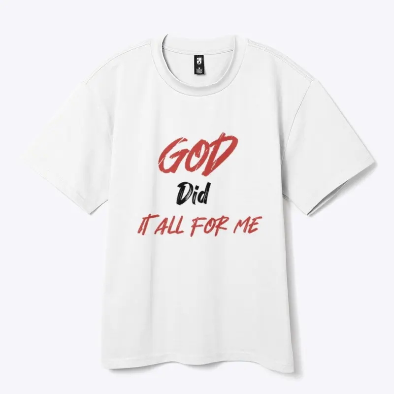 God Did It All For Me (RB Lettering) 