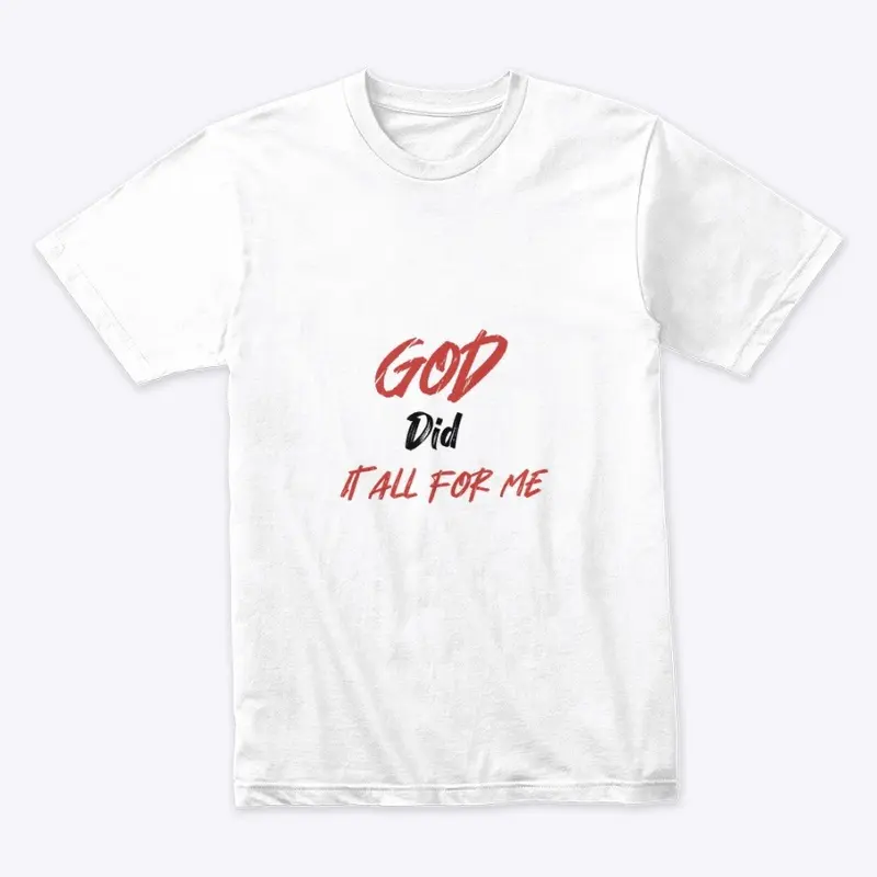 God Did It All For Me (RB Lettering) 