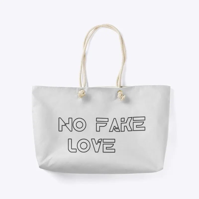 No Fake Love Weekender Tote 1.4 