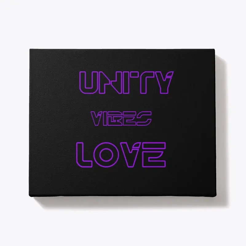 UnityVibesLove Wrapped Canvas 