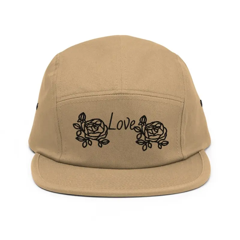 5 Panel Rose Love Hat 