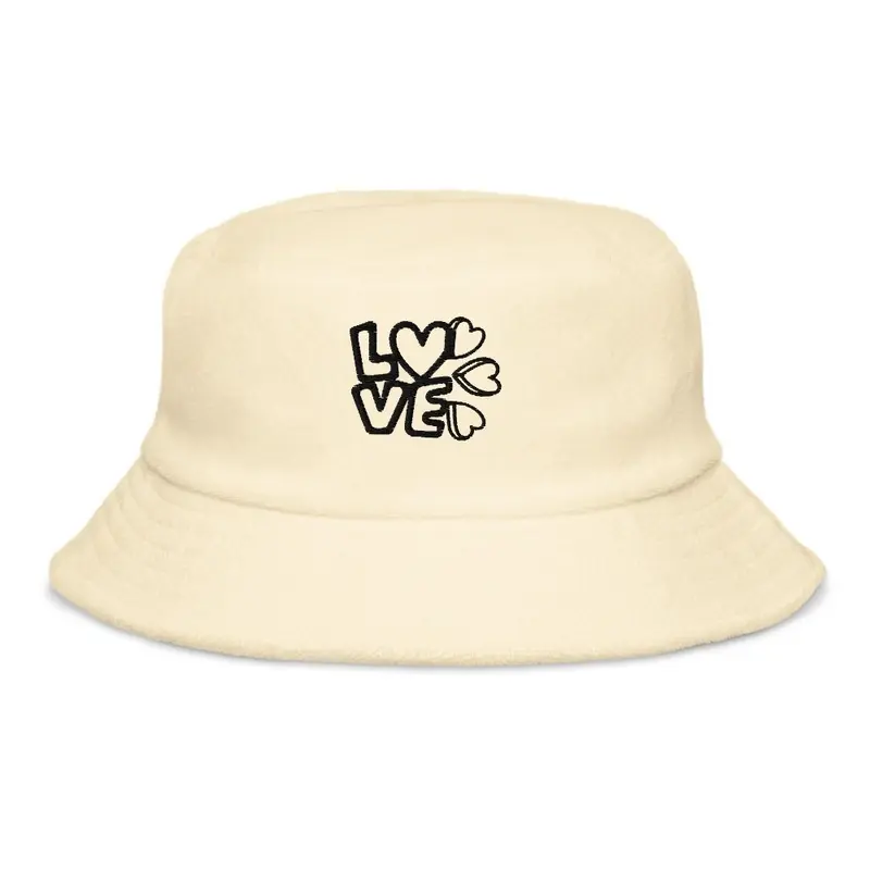 Love Terry Cloth Bucket 