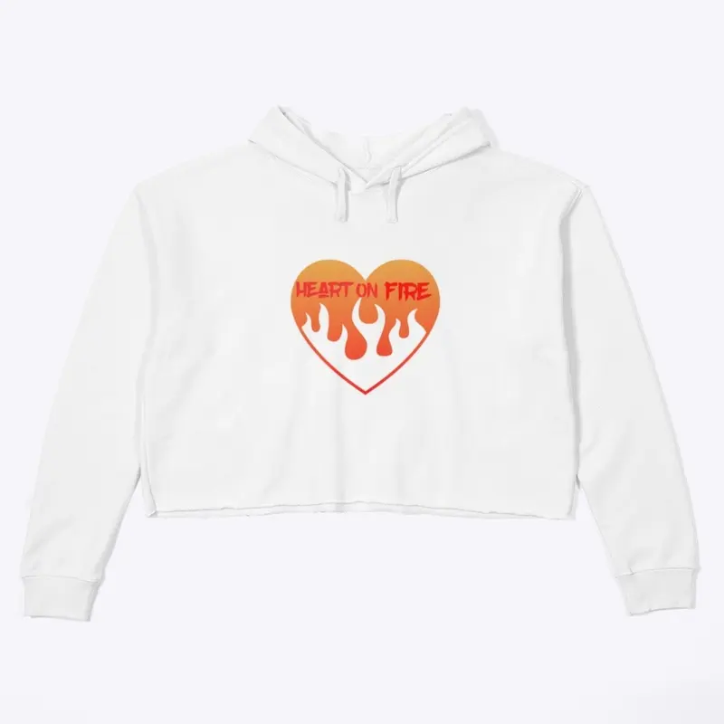 Heart On Fire Crop Top