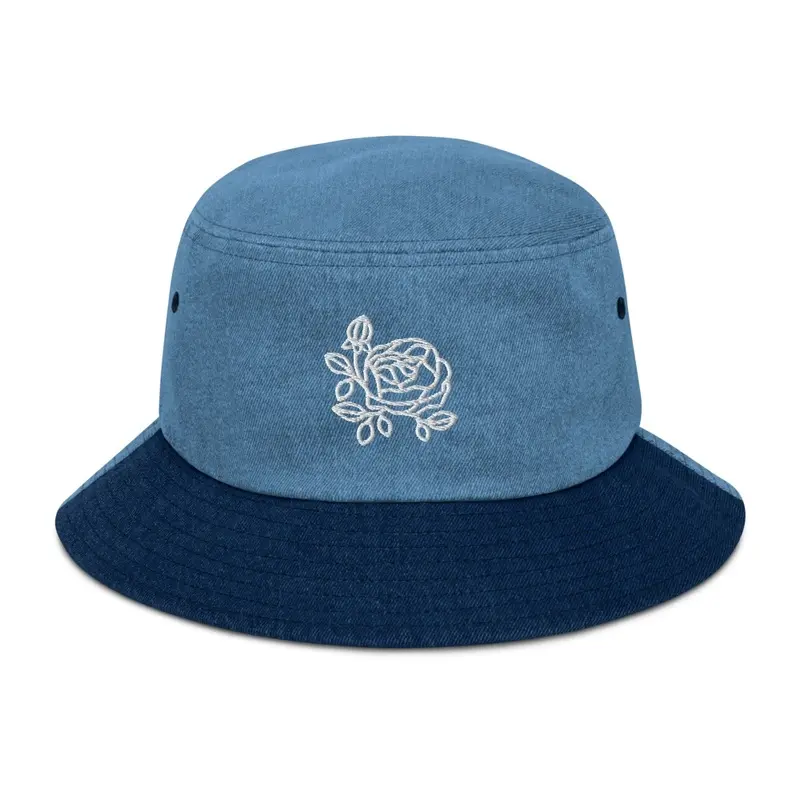 D'Hendo Rose Denim Bucket Hat 