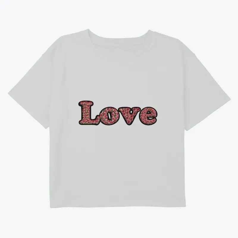 Love Relaxed Crop Tee Women's